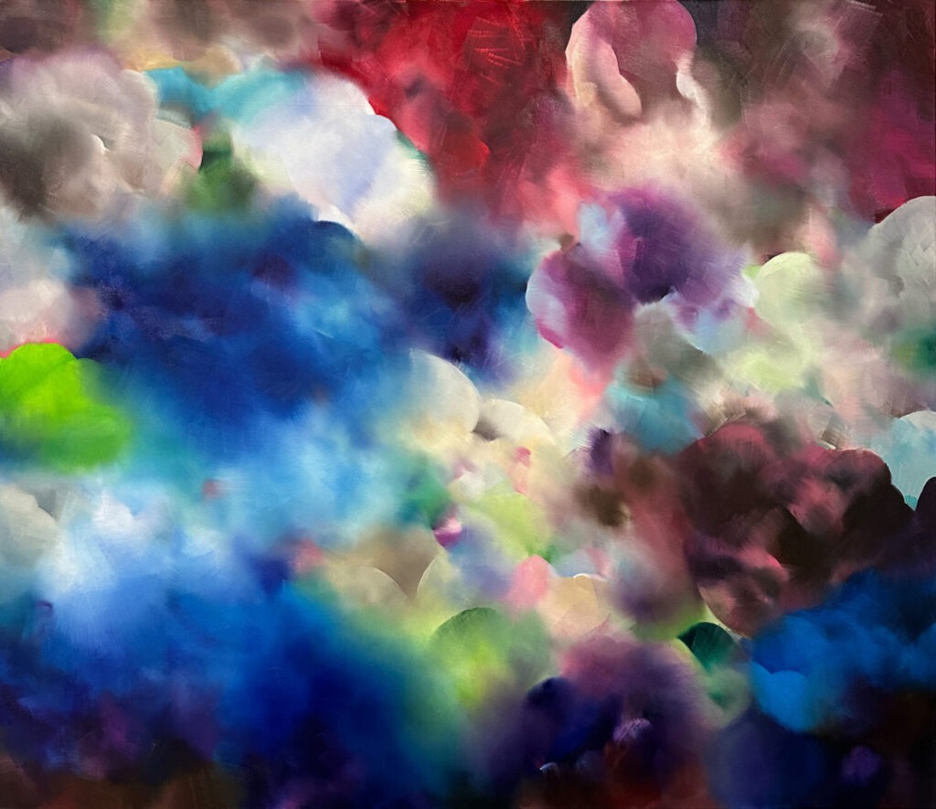 Saphir Orkan, 140 cm x 160 cm, oil on canvas,2025