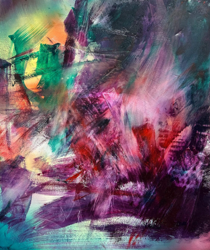 Rebel Fly, 60 cm x 50 cm, oil on canvas, 2025